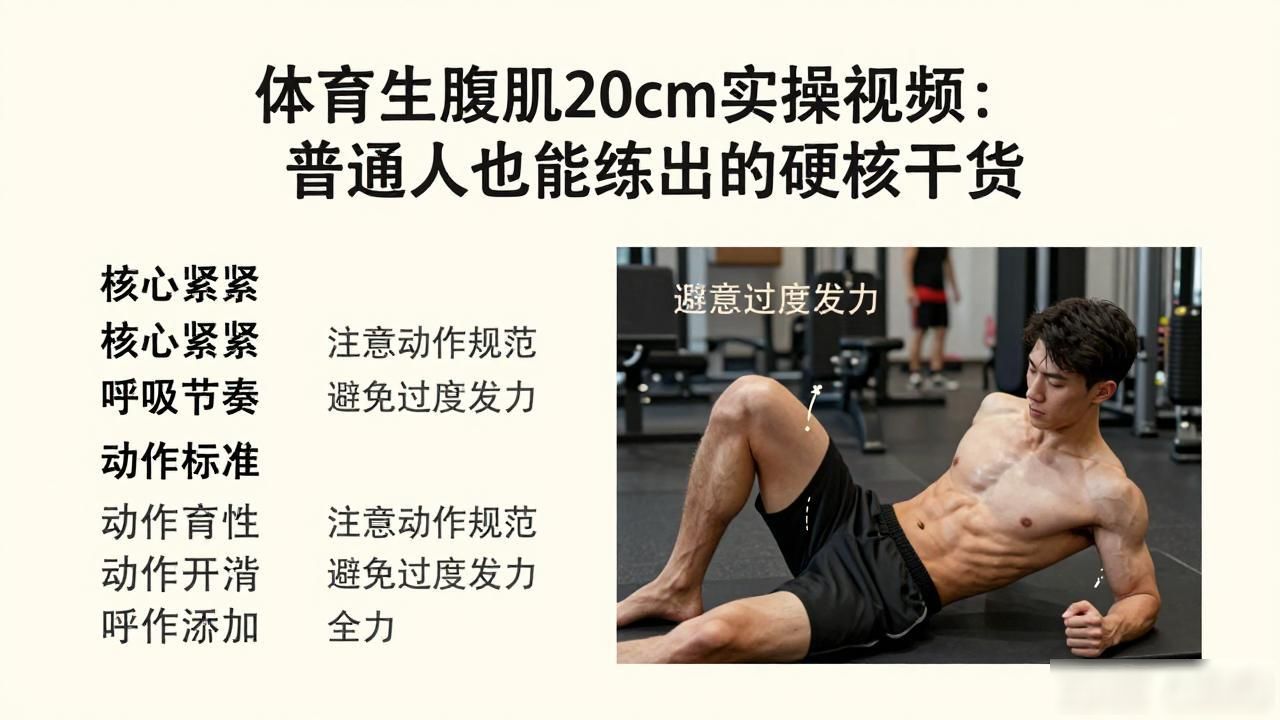 体育生20厘米腹肌自恋_体育生腹肌20cm实操视频_击打腹肌体育生