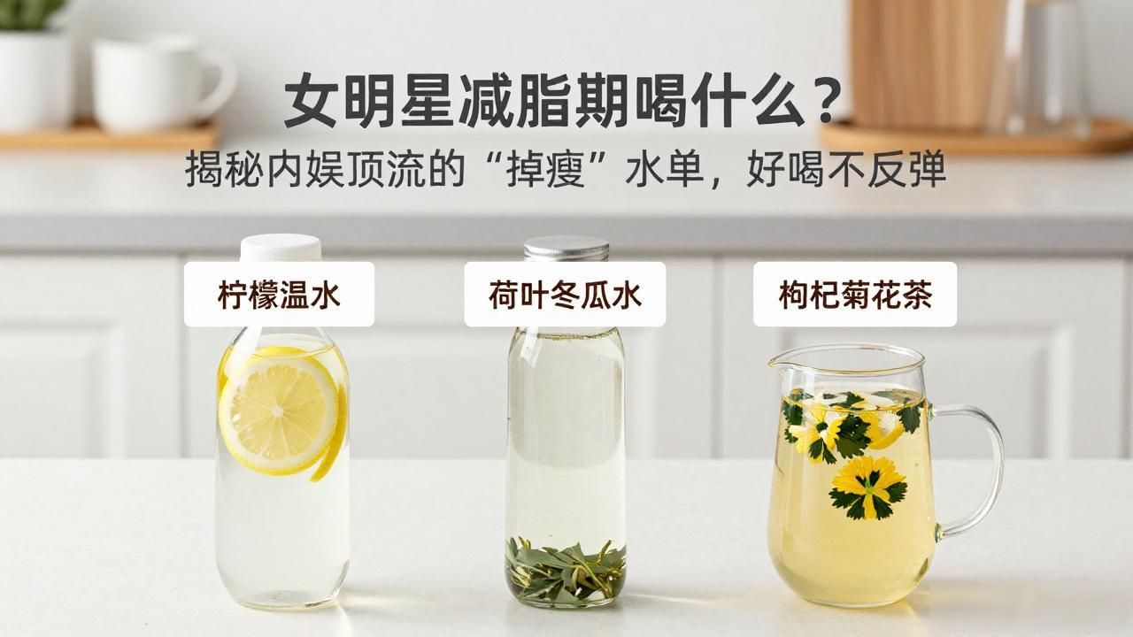 女明星减脂期喝什么？揭秘内娱顶流的“掉秤”水单，好喝不反弹