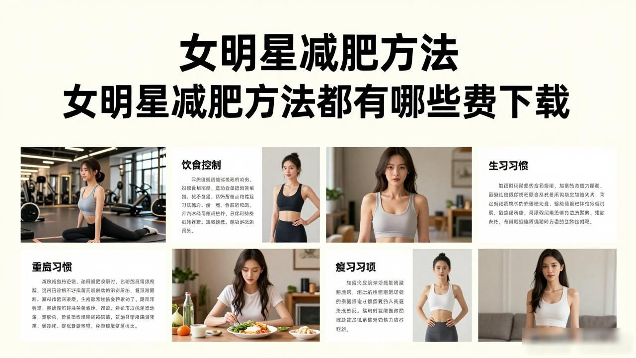 女明星减肥方法 女明星减肥方法都有哪些费下载