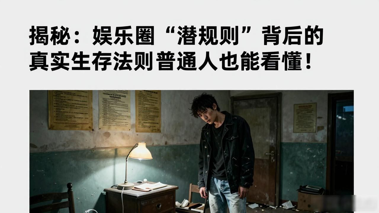 揭秘：娱乐圈“潜规则”背后的真实生存法则，普通人也能看懂！