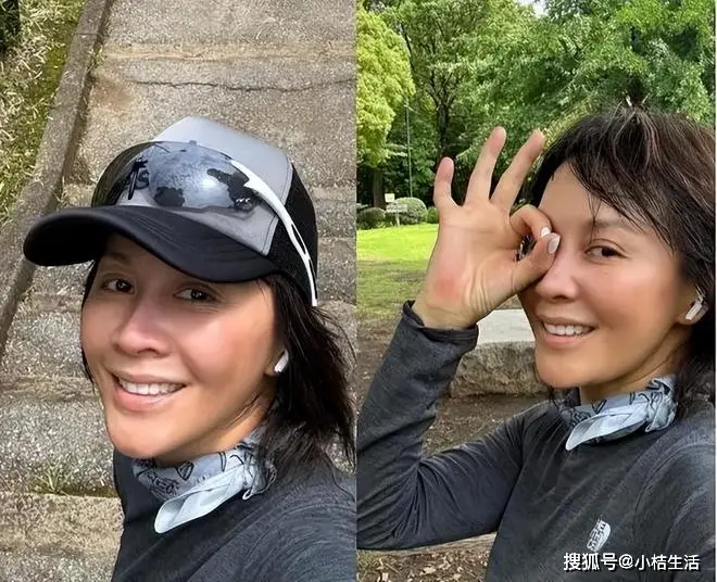 女明星紧身裤图片_58岁刘嘉玲户外晨跑紧身裤_刘嘉玲健身达人保持身材秘诀