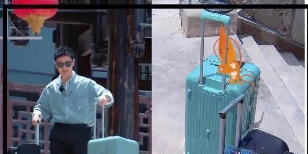 明星情侣行李箱_黄晓明baby暗秀恩爱_各女明星的行李箱颜色